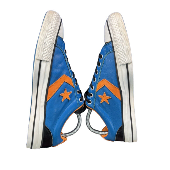 Converse Blue and Orange Star Sneakers - Picture 5 of 8